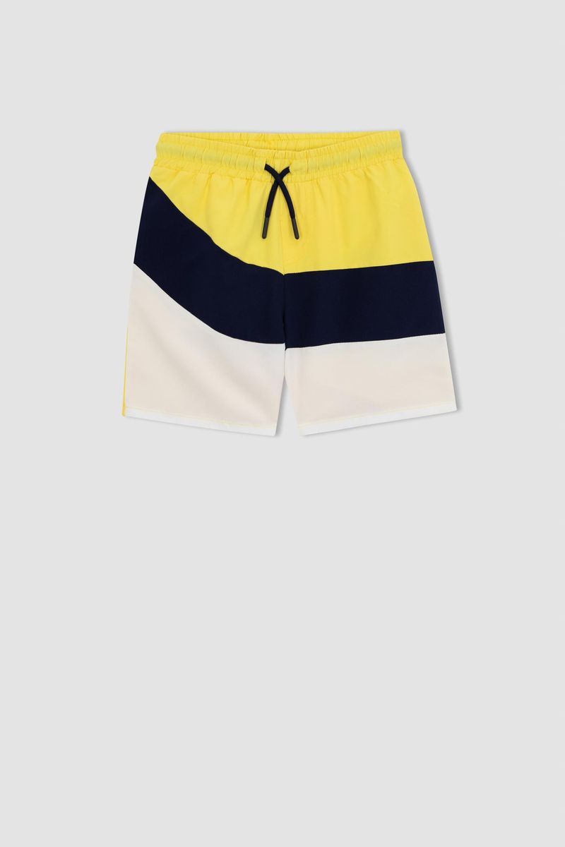 Boy Special Collection Regular Fit Woven Swimming Short - Yellow