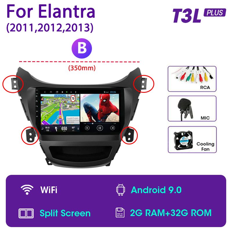 Car Radio Android 10 For Hyundai Elantra Avante I35