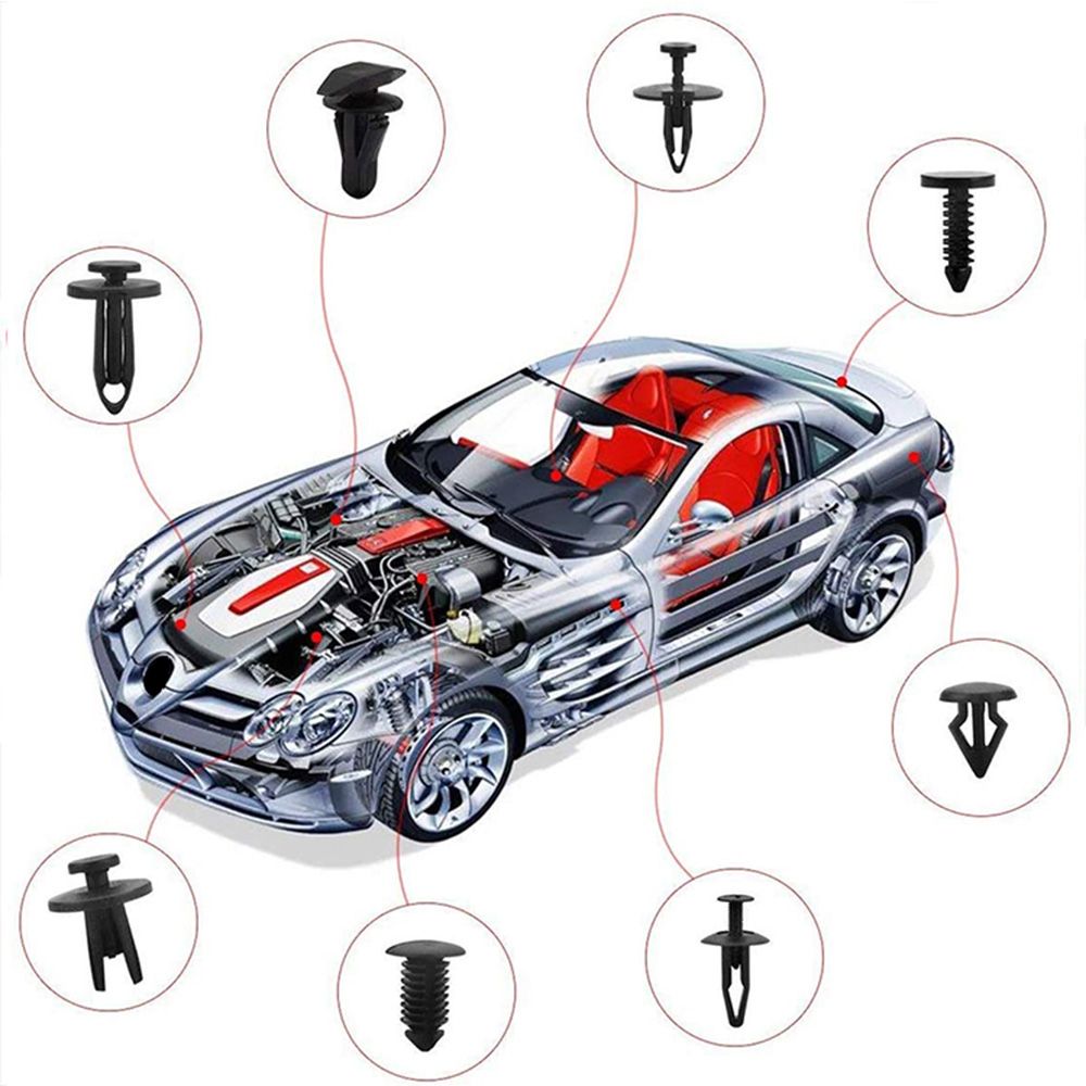 545pcs Car Retainer Clips   Fastener Remover Multi-purpose