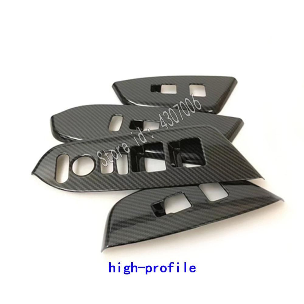 Car Built Inner Door Window Glass Panel Armrest Lift Switch Button Trim Stick Frame For Honda CRV CR-V 2017 2018