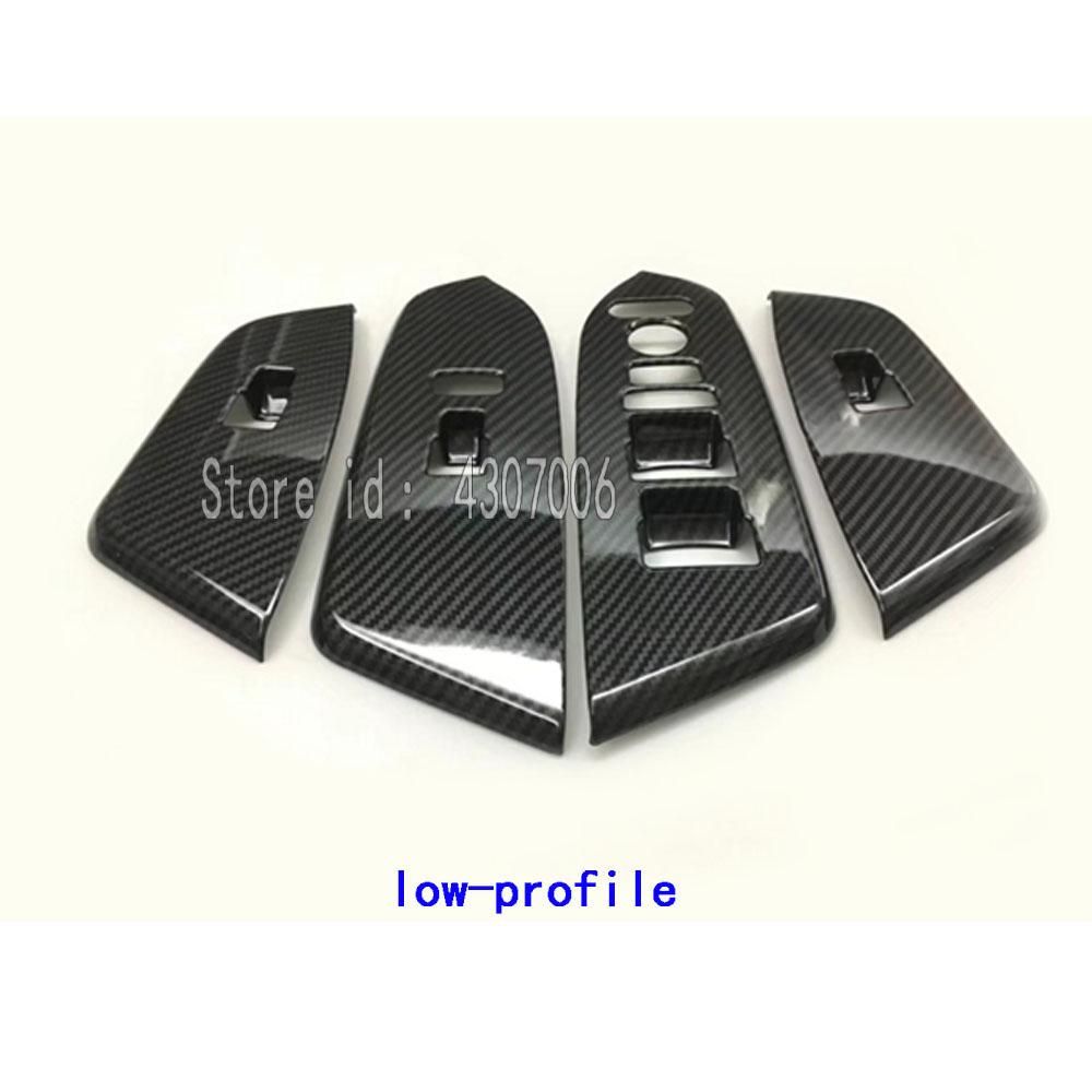 Car Built Inner Door Window Glass Panel Armrest Lift Switch Button Trim Stick Frame For Honda CRV CR-V 2017 2018