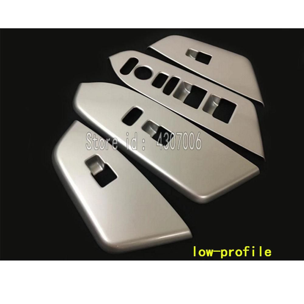 Car Built Inner Door Window Glass Panel Armrest Lift Switch Button Trim Stick Frame For Honda CRV CR-V 2017 2018