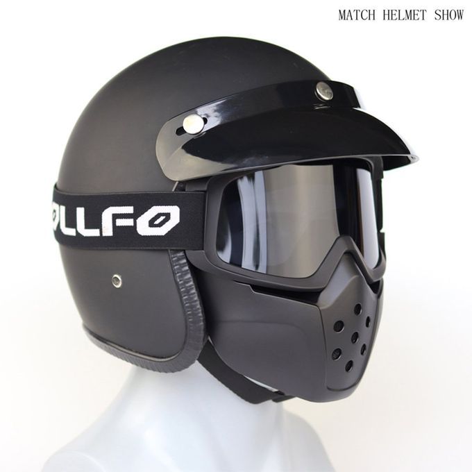 Bike Motor Y Le   Gl Es Retro Windproof Vintage  S Gl Es UV400 Moto Ross     1 Pair-Black Frame + Transparent Lens