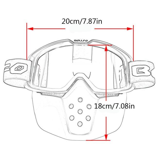 Bike Motor Y Le   Gl Es Retro Windproof Vintage  S Gl Es UV400 Moto Ross     1 Pair-Black Frame + Transparent Lens