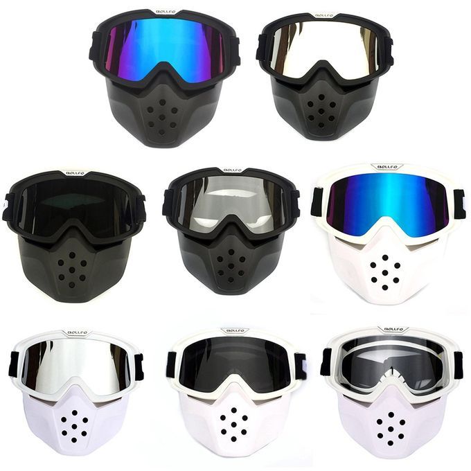 Bike Motor Y Le   Gl Es Retro Windproof Vintage  S Gl Es UV400 Moto Ross     1 Pair-Black Frame + Transparent Lens