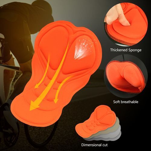 Men Cycling Short Sleeve Jersey + Padded Shorts Breathable Quick Dry