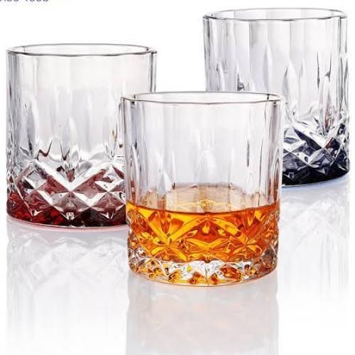 Whiskey/ Cocktail  Glass Cups 3pcs