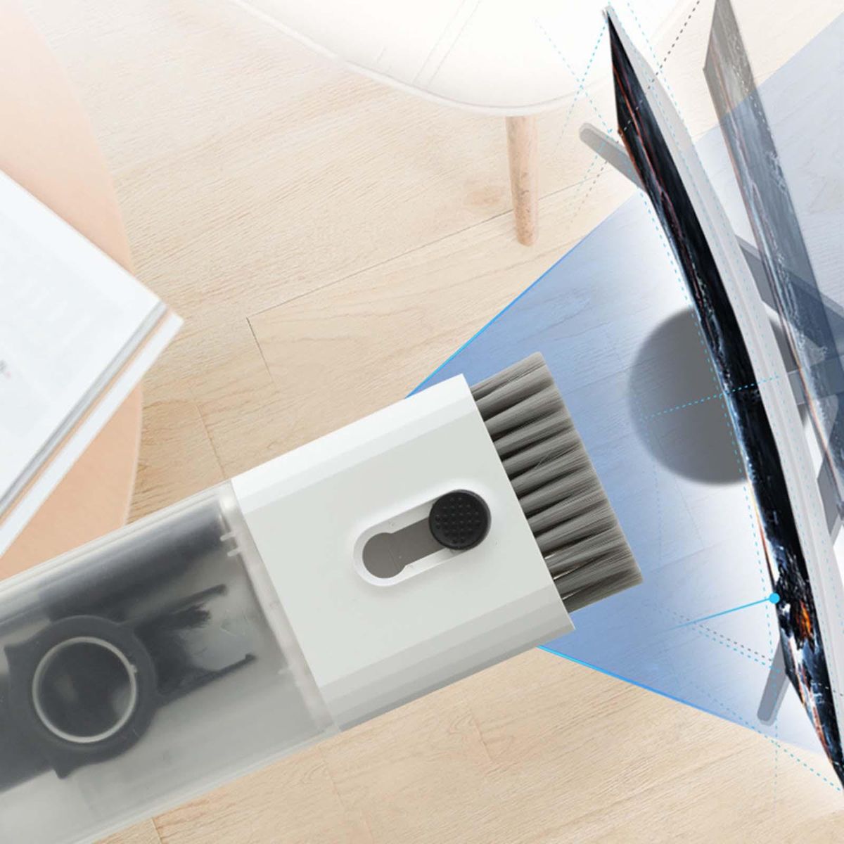 10 In 1 Electronic Cleaner  Earphone Cleaning Pen Cleaning White