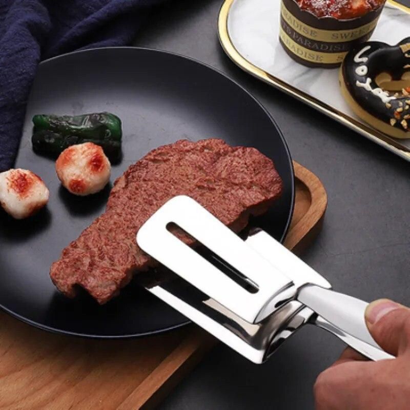 Stainless Steel Steak Pliers, Pancake Pliers, Fried Fish, Barbecue, Household Kitchen Tools,pliers