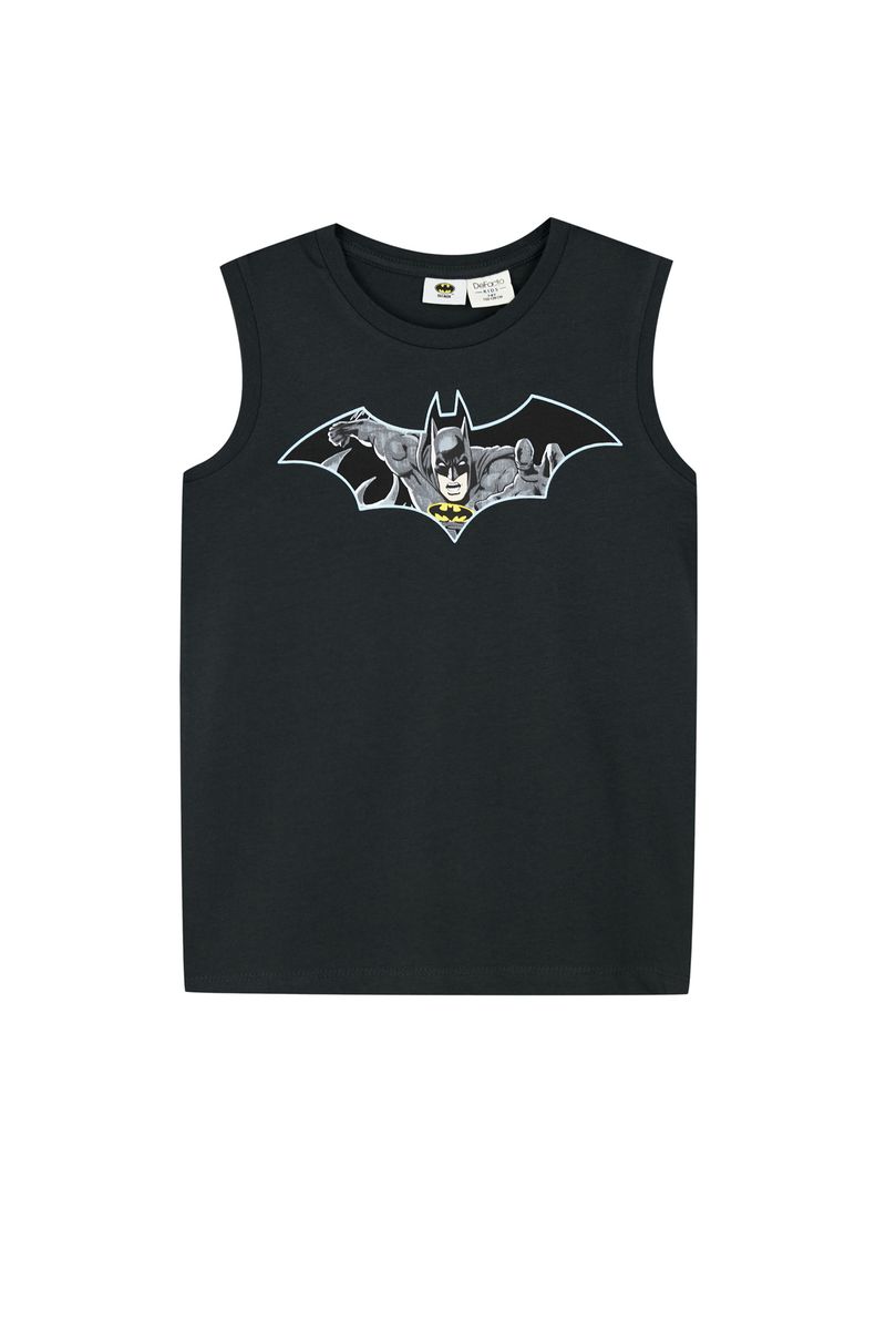 Boy - Regular Fit Crew Neck Sleeveless Knitted Athlete - Anthracite