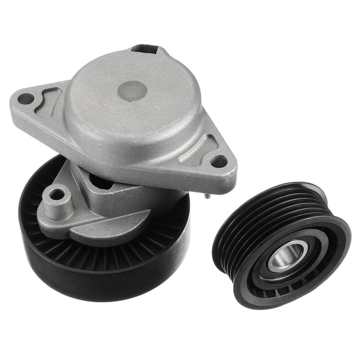 Serpentine Belt Tensioner+Idler Pulley Kit For Hrysler M Ercedes B Enz S350 E320