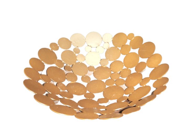 Gold Center Table Decorative Bowl