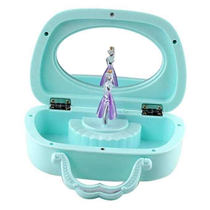 Creative Ballerina Musical Jewelry Box For Little Girl Storage Green