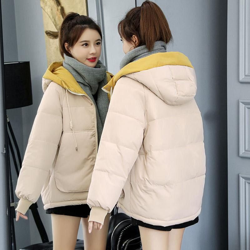 Women's Cotton-Padded Coat 2023 New Western Style Student Cotton Padded Large Size Cotton-Padded Coat Thickened Padded Jacket Women's Fashionable Ins Winter Coat