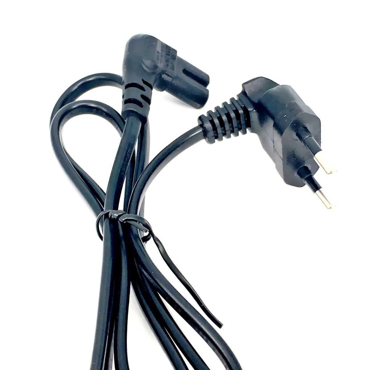 EU CEE7/16 Extension Cord, Figure 8 C7 AC Power Cord EU Type Right Angled 90 Degree For Samsung Philips Sony LED TV 1M/1.8M/3M