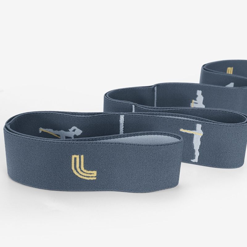 Digital Segmented Dance Yoga Stretch Band Shaping Bodyisted Posture Training Resistance Stretch Band(Grey)