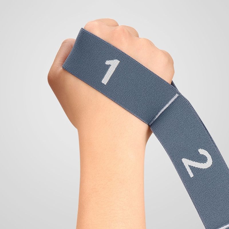 Digital Segmented Dance Yoga Stretch Band Shaping Bodyisted Posture Training Resistance Stretch Band(Grey)