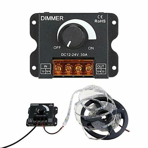 LED Light Adjuster DC 12-24V 30A/No Strobe With Knob Switch