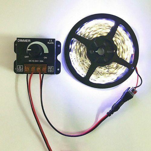 LED Light Adjuster DC 12-24V 30A/No Strobe With Knob Switch