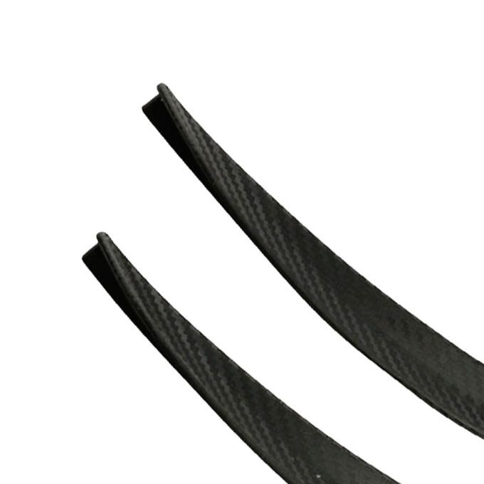 2 Pair Black Tone Vehicle Car Decorative Wheel Strip Eyebrow Sticker
