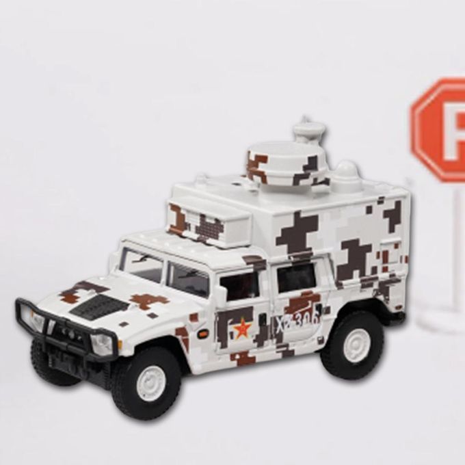 1/64 Diecast Model Car Off-Road Vehicle Simulation For Playset White
