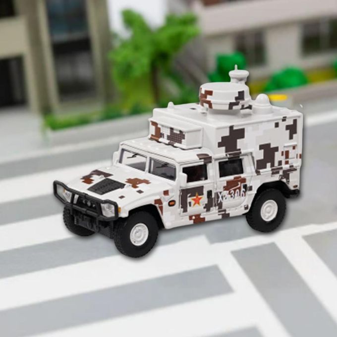 1/64 Diecast Model Car Off-Road Vehicle Simulation For Playset White