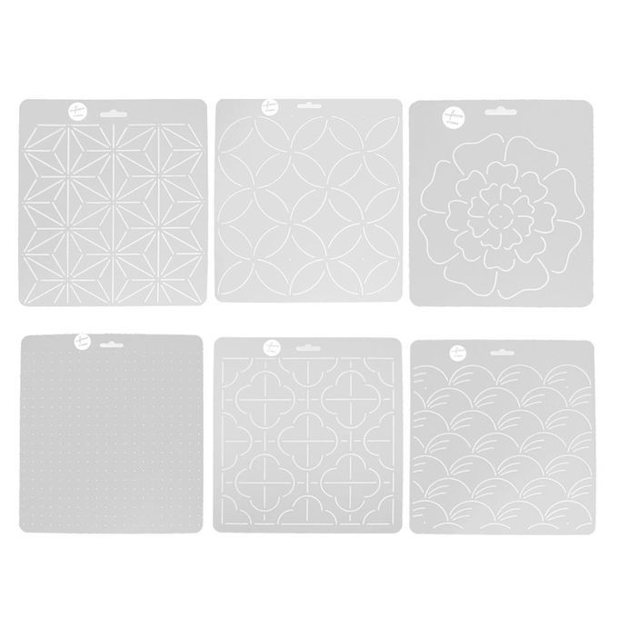 Clear Plastic Drawing Stencil Stencil For Patchwork Painting # 6