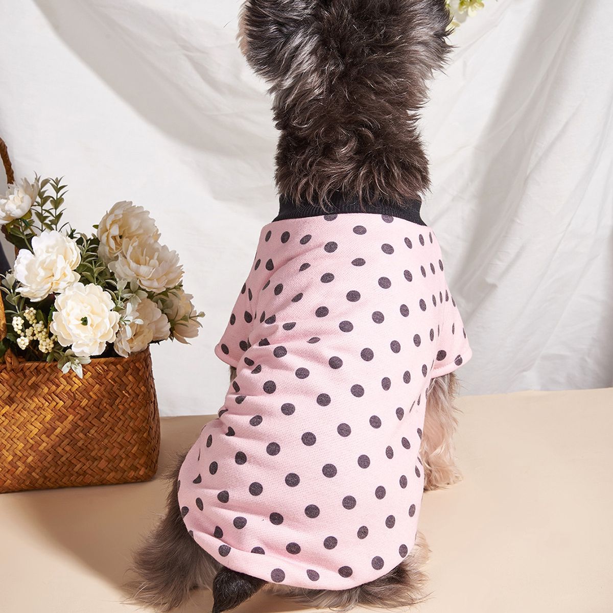 Pet Clothes Pullover Type Comfy Dog Clothes Pink