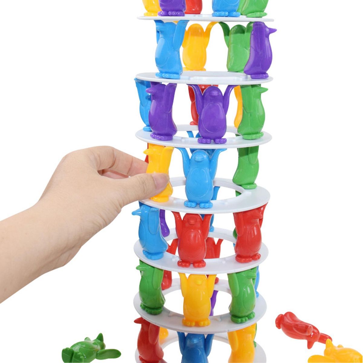 1 Set Block Tower Toys Tower Collapse Balance Blocks