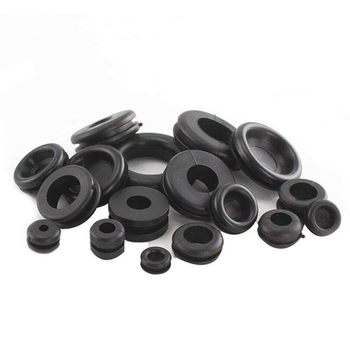 180Pcs Rubber Grommets Sealing Rings Assortment Of Rubber