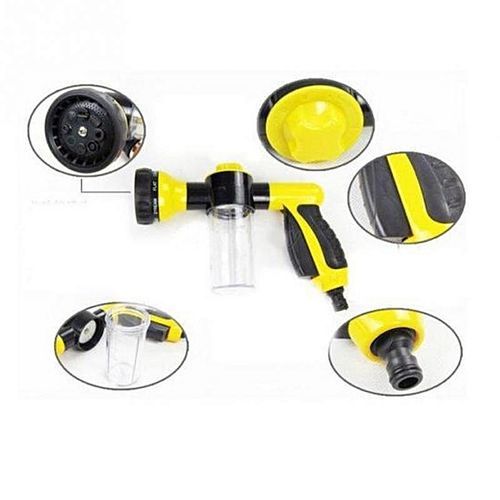 ( Colour:green)Multifunctional Foam Washing Car Sprayer Nozzle Bubble Garden Sprayer Fertilization Pet Cleaning Tool