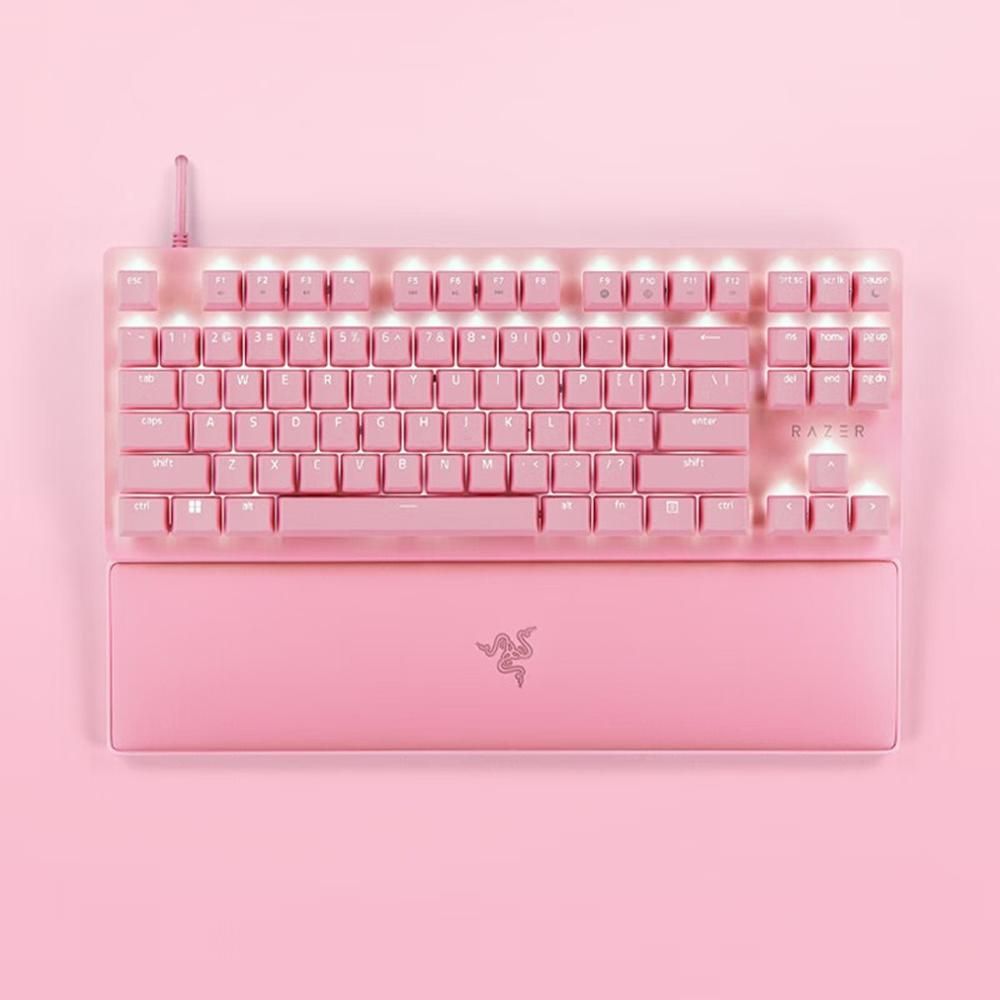 Razer V2 87 Keys Gaming Keyboard Razer Chroma RGB USB Wired Keyboard 8000Hz Backlight Mechanical Keyboard with Wrist Rest
