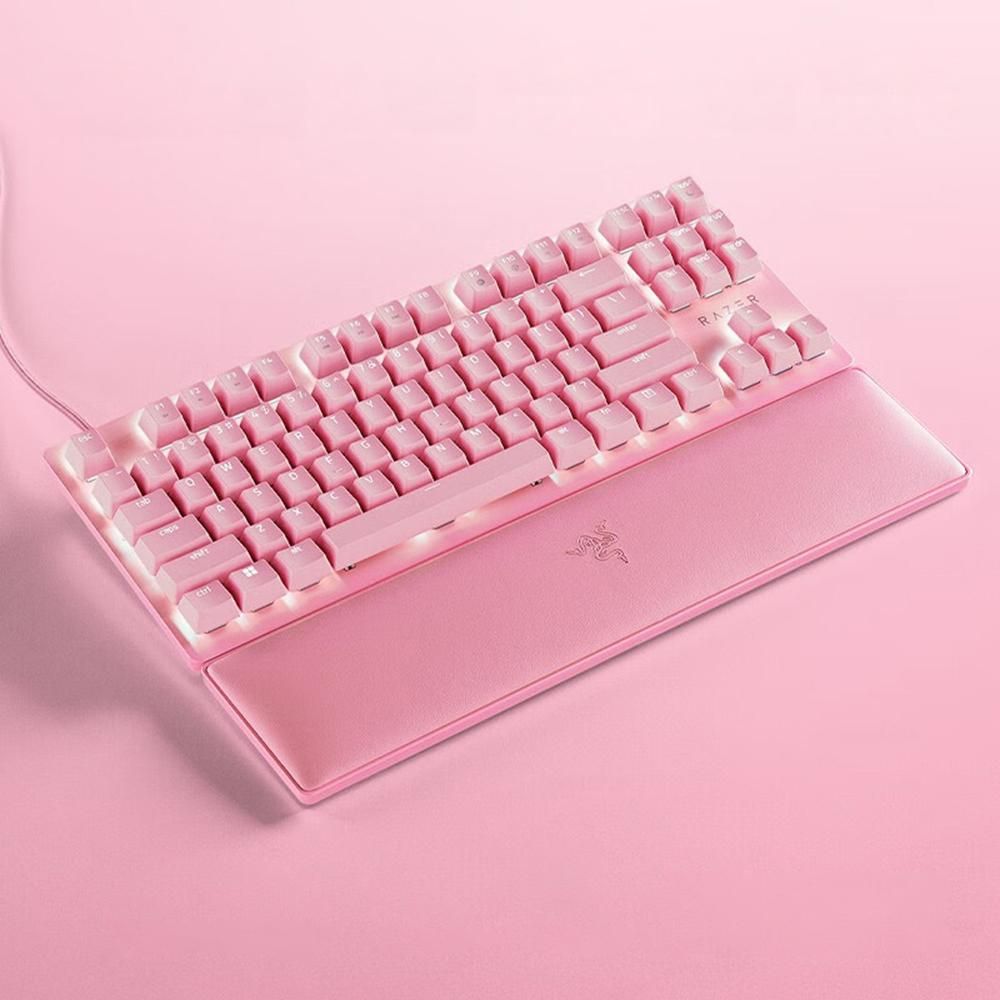 Razer V2 87 Keys Gaming Keyboard Razer Chroma RGB USB Wired Keyboard 8000Hz Backlight Mechanical Keyboard with Wrist Rest