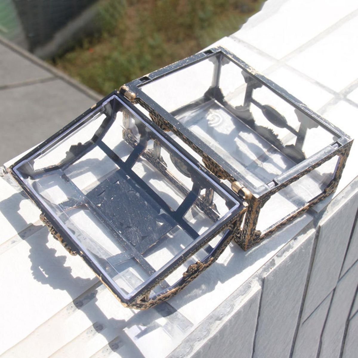 Transparent Pirate Treasure Chest Piggy Bank Jewelry Box For Home