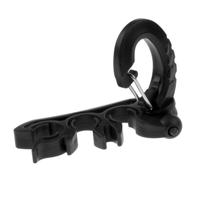 2Pcs Scuba Diving 3 Hose Regulator Gauge Holder Clip Retainer Gear