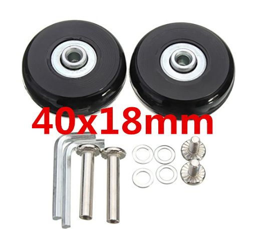 Luggage Suitcase Replacement Wheels 40x18mm