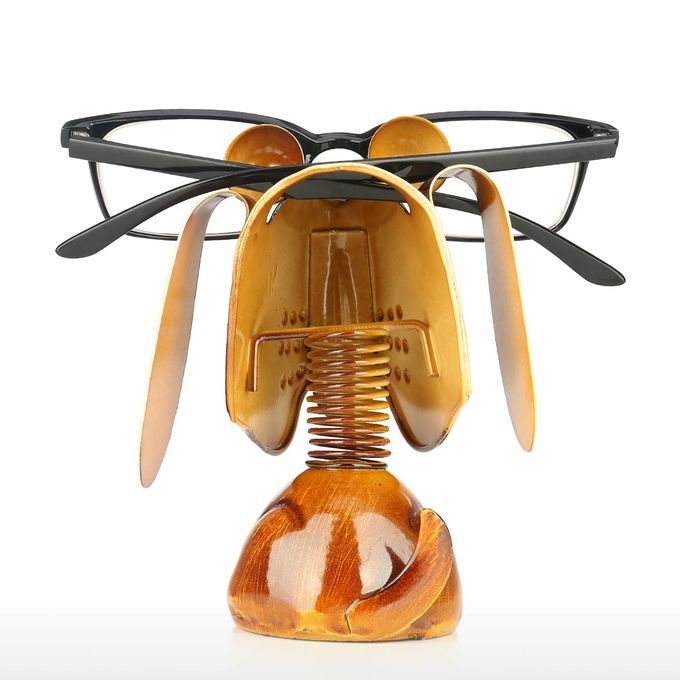 Tooarts Puppy Dog Animal Stand Eyeglass Holder Iron