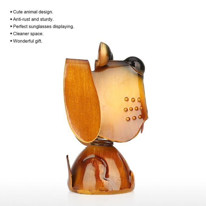 Tooarts Puppy Dog Animal Stand Eyeglass Holder Iron