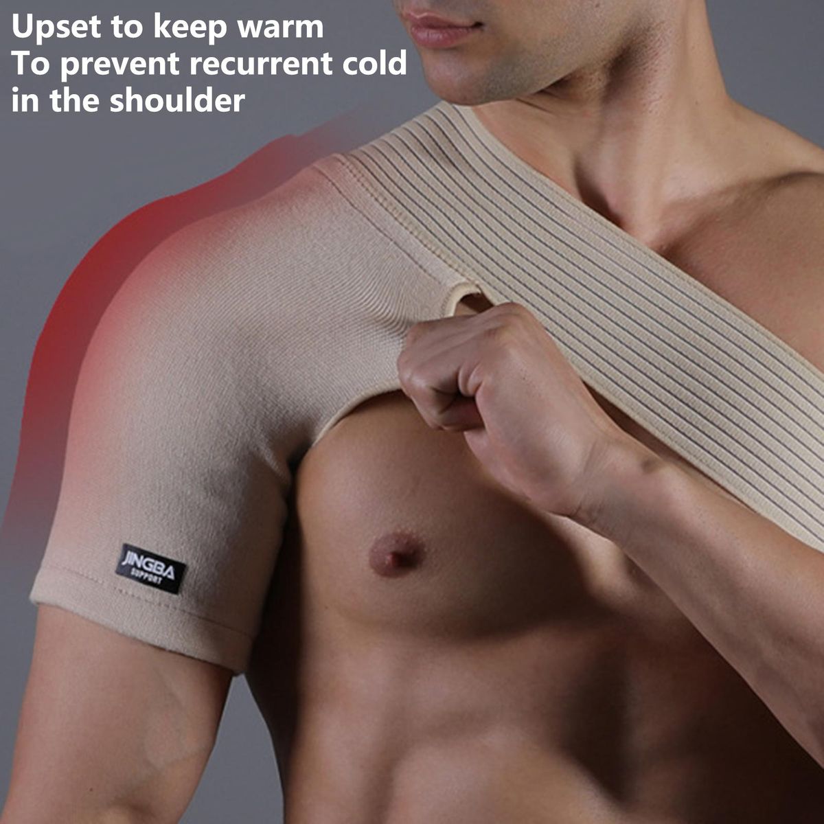 Shoulder Support Belt Immobilizer Compression Stability Support Shoulder Strap Skin Color