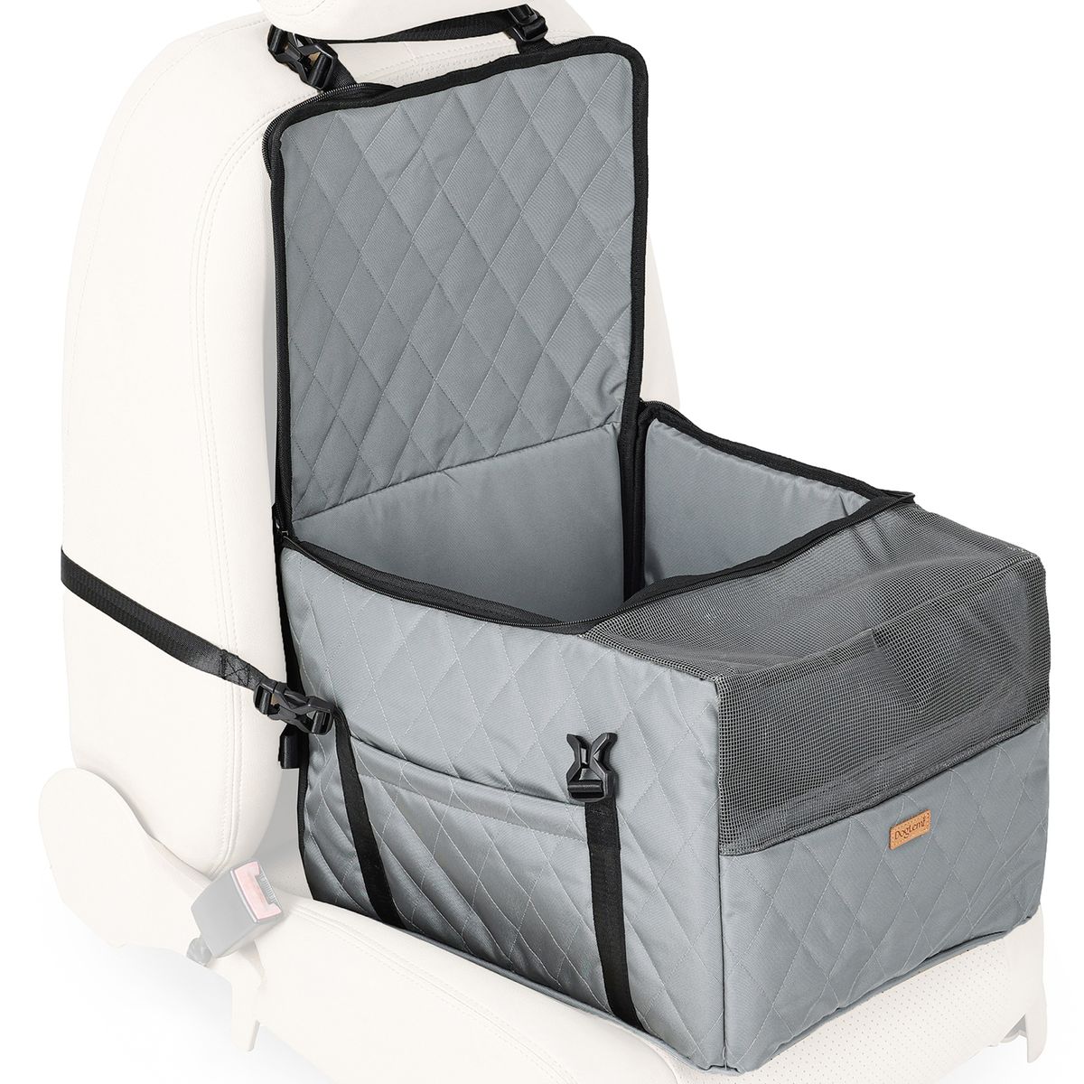 Dog Car Seat Booster Seat With Mat Adjustable Straps For