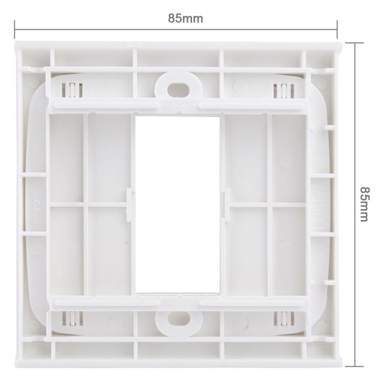 Wall Plate With Screw For Blank Inserts - 1 Hole