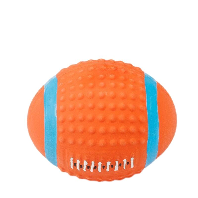 Squeaky Dog Rubber Toys Dog Latex Chew Toy Ball Shape Bite Resistant Puppy Sound Toy Dog Supplies For Small Medium Large Dog-A