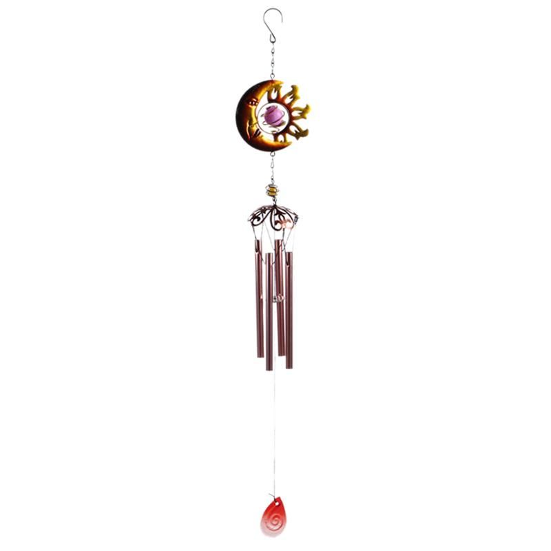 3D Unique Shiny Metal Wind Spinner Hanging Garden Wind
