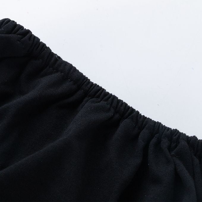 Baby Girls Shorts Pants Diaper Cover Bloomers XL For 12-24Months Black