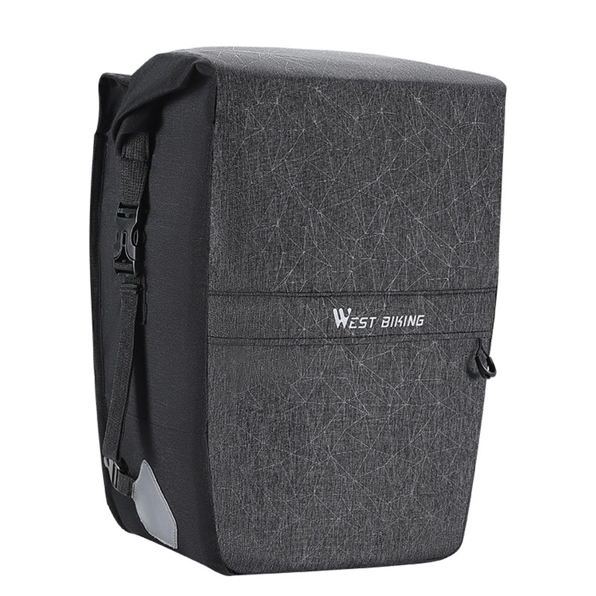 2-in-1 Bicycle Rear Rack Bag 17L-29L Waterproof Cycling Bike Trunk Bag with Shoulder Straps Bike Luggage Bag Backpack