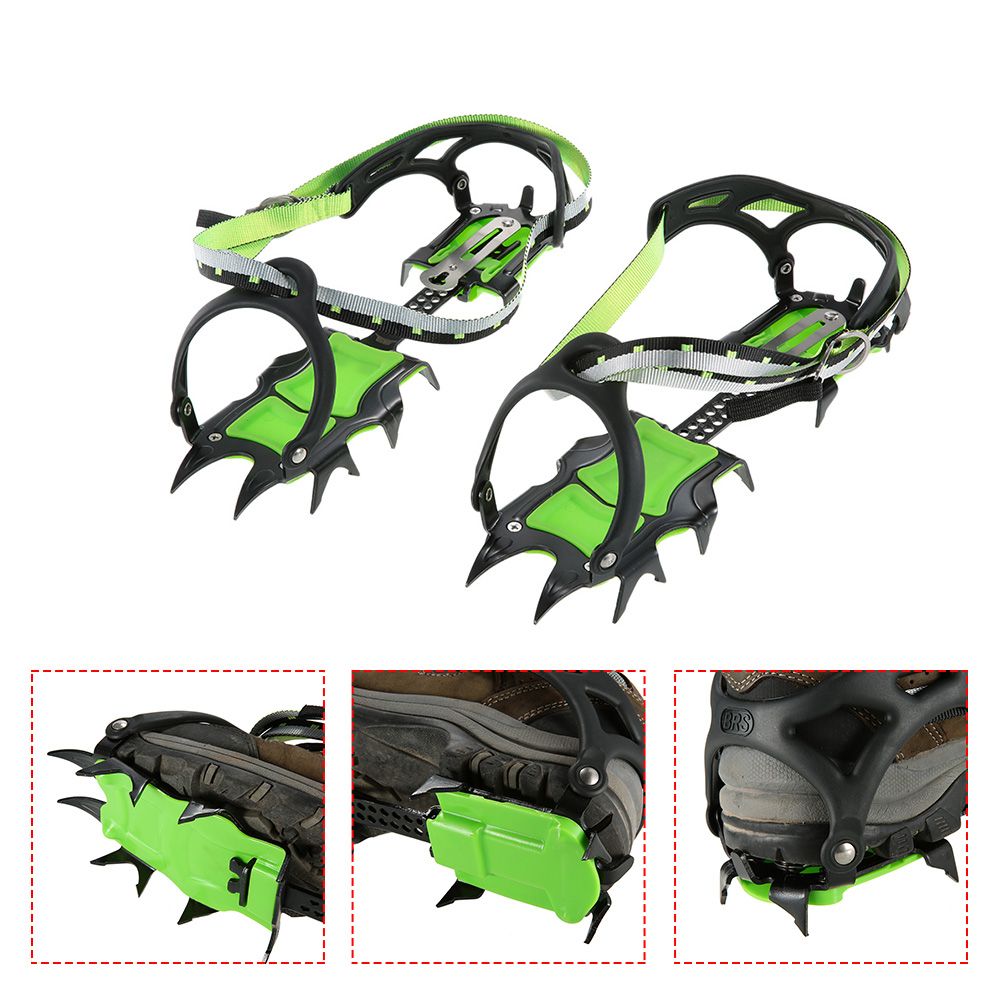 14-point Manganese Steel Climbing Gear Crampons Ice