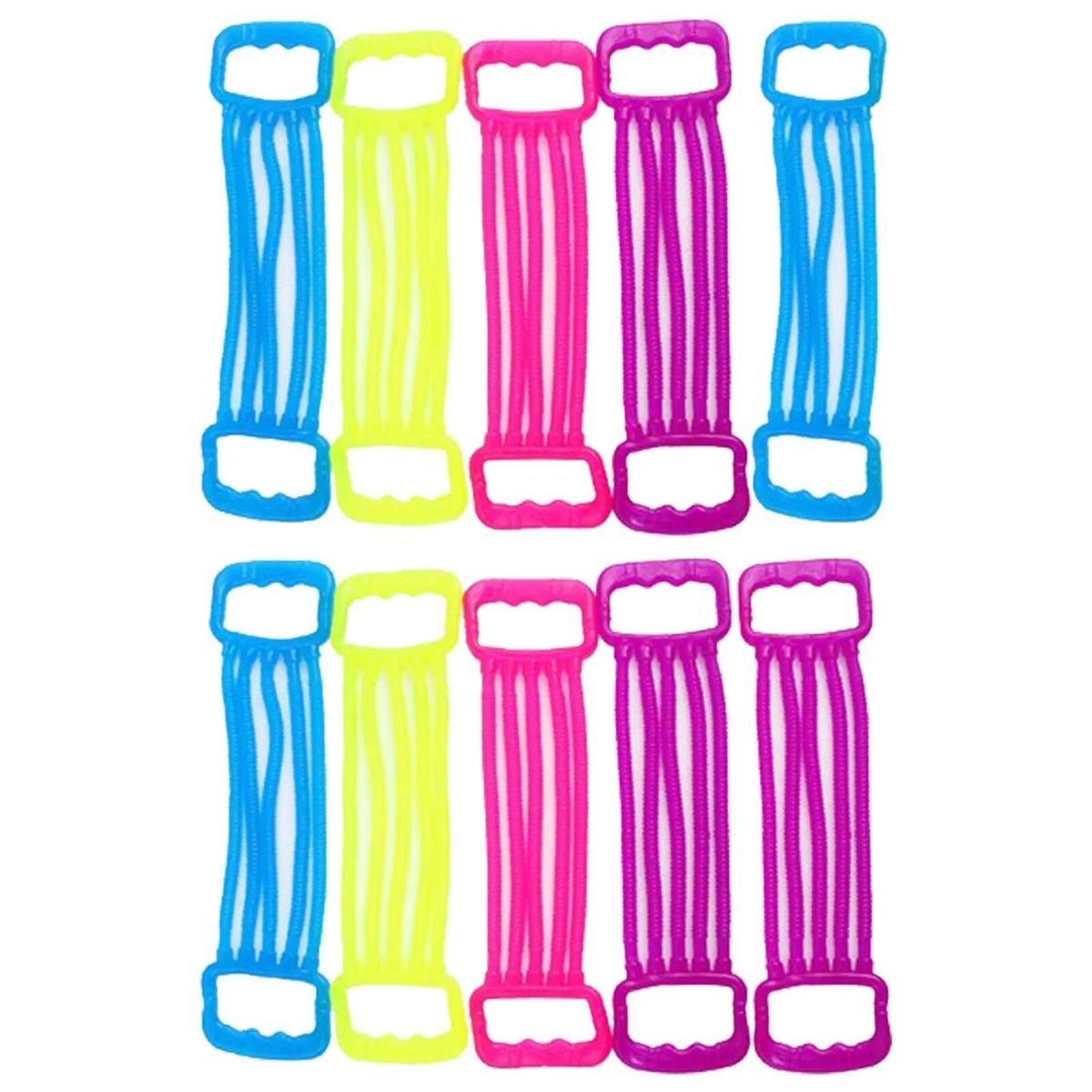 10PC TPR Color Chest Expansion Tension Toy Decompression Soft Glue Noodle Lalle Rot Gobbles Sticky Games Sausage 6 Cm