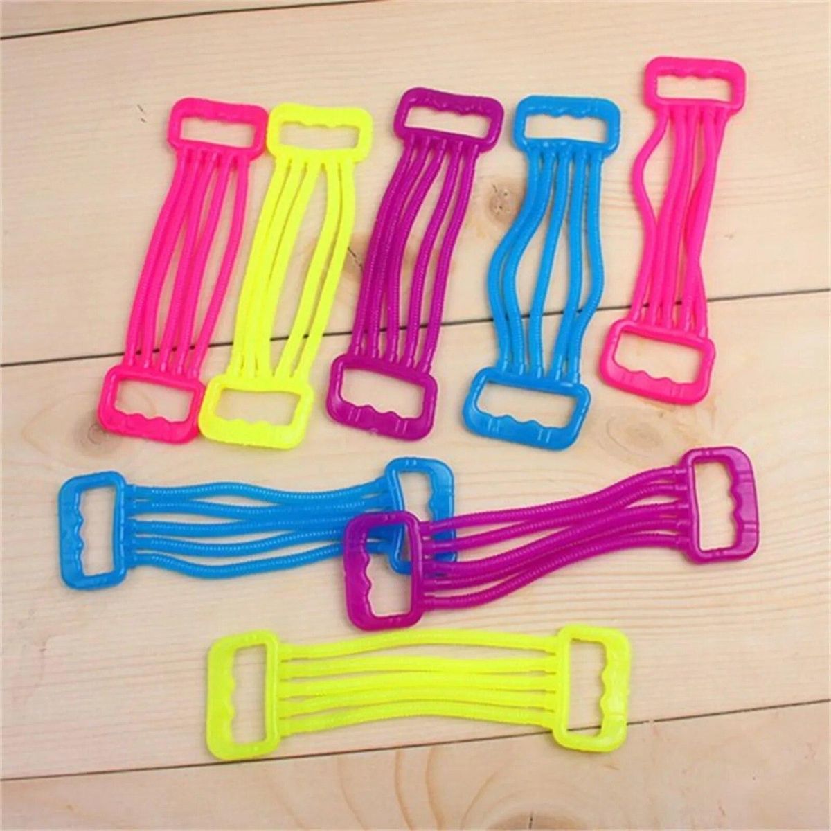 10PC TPR Color Chest Expansion Tension Toy Decompression Soft Glue Noodle Lalle Rot Gobbles Sticky Games Sausage 6 Cm