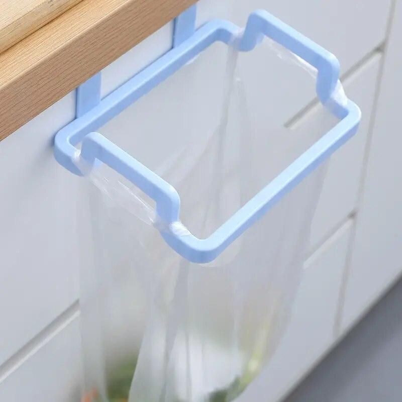 Kitchen Hanging Trash Bag Rack Portable Trash Bag Plastic Garbage Bag Holder Storage Rack Rubbish Bag
