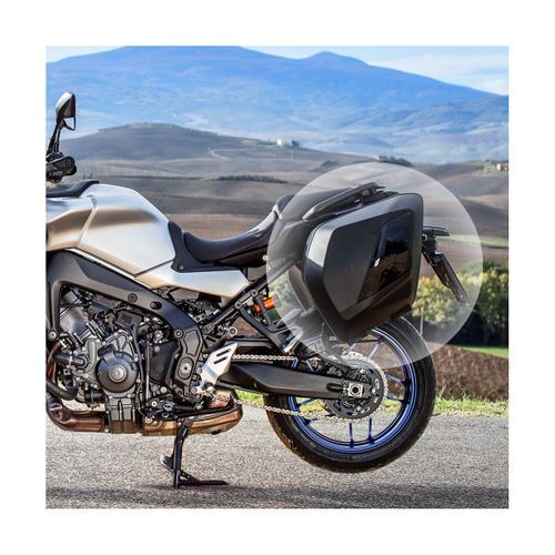 Motorcycle Luggage Bags Black Expandable Inner Bags(Red)
